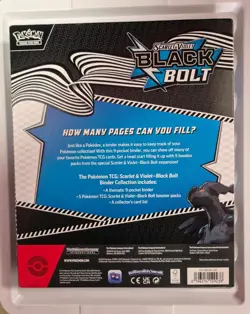 Pokemon TCG Black Bolt Binder Collection Box New & Sealed - Image 2