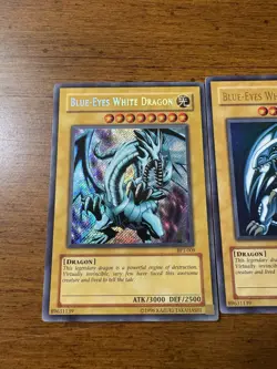 Konami Blue-Eyes White Dragon LOT SDK-001 BPT-009 SKE-001 Yu-Gi-Oh! - Image 2