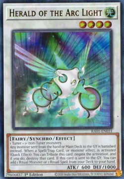 Yu-Gi-Oh! Herald Of The Arc Light 1st Ed. RA01-EN031 Ultra Rare NM/LP x1 - Image 1