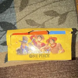 Bandai Namco One Piece Card Game Tin Pack Set Vol.2 Box English TS-02 - Image 1