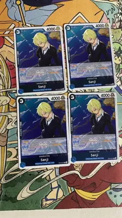 One Piece English - Sanji - OP15-047 - R - NM x4 - Image 1