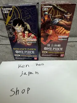 Bandai One Piece Card Game Romance Dawn Show down OP-01 02 Booster SEALED 2 Box - Image 1