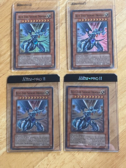 Yugioh Blue-Eyes Shining Dragon MOV-EN001 1996 Limited Edition NM/4 card set - Image 3