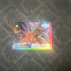2000 MetalGreymon vs. Etemon 25 of 32 Digivolve to Ultimate Digimon CCG Card - Image 1