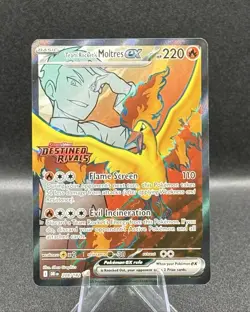 Team Rocket's Moltres ex - (Destined Rivals Stamp) 208/182 Miscellaneous Cards & - Image 1