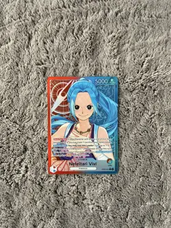 One Piece TCG EB03-001 Nefeltari Vivi Alt Art Leader English Mint Condition - Image 1