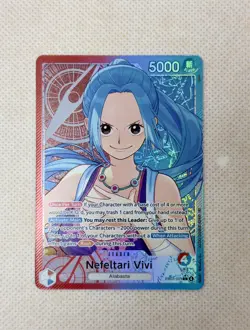 One Piece TCG EB03-001 Nefeltari Vivi Alt Art Leader English Mint Condition - Image 1