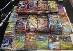 Pokemon Mystery Pack + Booster Pack! 1:5 Chance Ultra Rare V EX GX Full Art - Image 4