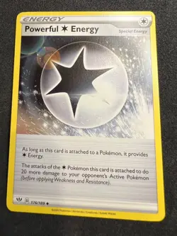 Powerful Colorless Energy 176/189 Uncommon Darkness Ablaze Pokemon 2020 - Image 1