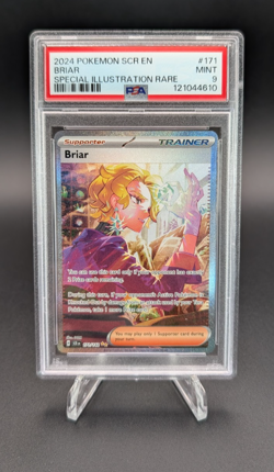 Briar 2024 Pokemon Stellar Crown English Special Illustration Rare PSA 9 - Image 1