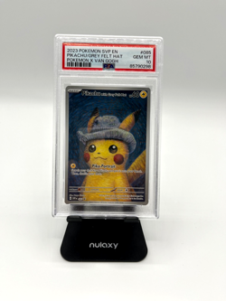 2023 Pokemon SVP En Pokemon X Van Gogh #085 Pikachu Grey Felt Hat PSA 10 - Image 2