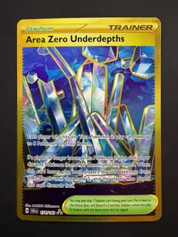 Area Zero Underdepths 174/142 Pokemon Stellar Crown Hyper Rare Near Mint NM 2024 - Image 1