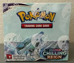 Pokemon TCG Sword & Shield Chilling Reign Booster Box Factory Sealed 36 Packs - Image 1
