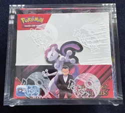 Pokemon TCG Scarlet & Violet - Destined Rivals Booster Box In Acrylic Case - Image 1