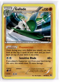 Pokemon TCG Gallade (Cosmos Holo) 084/162 XY Blister Exclusives - Image 1