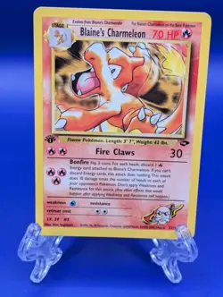 Pokemon 1st Edition Blaine's Charmeleon Gym Challenge WOTC 1999-2000 - Image 1
