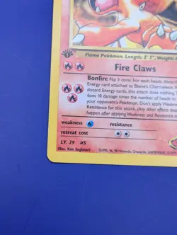 Pokemon 1st Edition Blaine's Charmeleon Gym Challenge WOTC 1999-2000 - Image 5