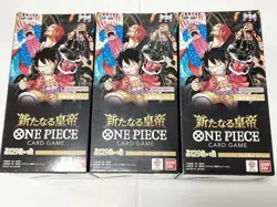 Bandai ONE PIECE Card Game The Four Emperors OP-09 booster 3box Japanese - Image 2