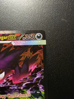 POKEMON ASCENDED HEROES MEGA GENGAR EX 284/217 SPECIAL ILLUSTRATION RARE SIR NM+ - Image 3