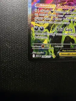 POKEMON ASCENDED HEROES MEGA GENGAR EX 284/217 SPECIAL ILLUSTRATION RARE SIR NM+ - Image 5