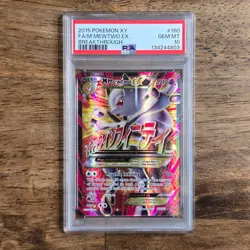 PSA 10 GEM MINT M Mewtwo EX Breakthrough Full Art Holo XY 2015 Pokemon 160/162 - Image 1