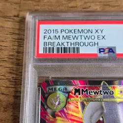 PSA 10 GEM MINT M Mewtwo EX Breakthrough Full Art Holo XY 2015 Pokemon 160/162 - Image 4