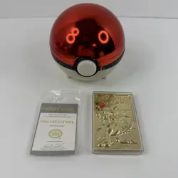 Pokemon Mewtwo 23k Gold Plated Trading Card 1999 Burger King Limited Edition - Image 1