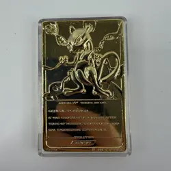 Pokemon Mewtwo 23k Gold Plated Trading Card 1999 Burger King Limited Edition - Image 5