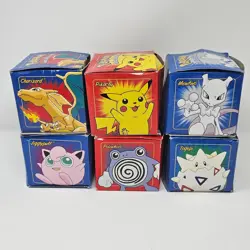 Pokemon 1999 Burger King 23k Gold Plated Card Pokeball Set of 6 w/ Boxes & COAs - Image 1
