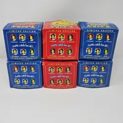 Pokemon 1999 Burger King 23k Gold Plated Card Pokeball Set of 6 w/ Boxes & COAs - Image 3