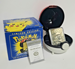 Pokemon Gold Plated 23K Trading Card Set of 6 Burger King Complete Set - Image 4