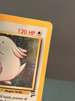 Chansey 3/130 Base Set 2 Holo Rare MP Pokemon Card WOTC Vintage - Image 4