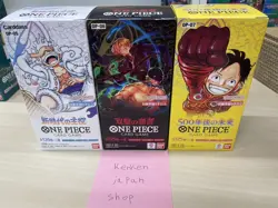 One Piece Card Game 3 Box Set OP-05 -06 -07 Booster Box Japanese NEW - Image 1