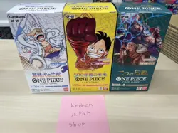One Piece Card Game 3 Box Set OP-05 -07 -08 Booster Box Japanese NEW - Image 1