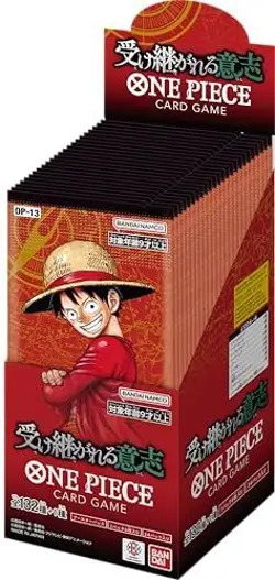 PSL ONE PIECE Card Game Inherited Will OP-13 Booster Box Japanese 6 box - Image 1