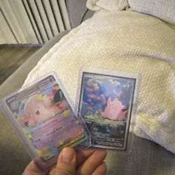 Pokemon Card Lot – Clefairy & Mega Clefable EX – Full Art – Near Mint - Image 1