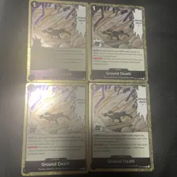 OP14-096 x4 Set Ground Death Event Card One Piece English The Seven Sea’s Azure - Image 1