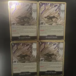 OP14-096 x4 Set Ground Death Event Card One Piece English The Seven Sea’s Azure - Image 2