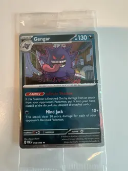 Gengar #050/088 EB Games Promo English SEALED Pokemon TCG Promo Card - Image 1