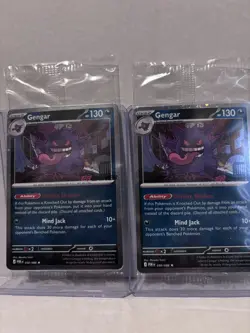 Gengar 050/088 - EB Games Promo - SEALED Pokemon TCG Promo Card x 2 - Image 1