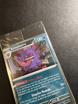Gengar 050/088 - EB Games French SEALED Pokemon Promo Card Ectoplasma 2 Swirls - Image 4