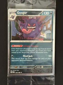 Pokemon TCG Perfect Order - EB Games Exclusive Gengar Promo 050/088 Sealed Card - Image 1