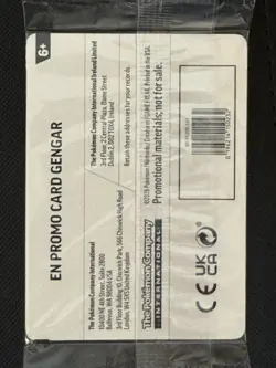 Pokemon TCG Perfect Order - EB Games Exclusive Gengar Promo 050/088 Sealed Card - Image 2