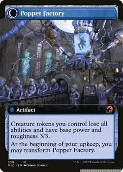 Poppet Stitcher (Extended Art) [MID - 339] - NM [Normal] TCG MTG - Image 2