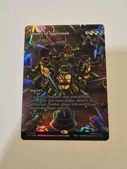 Waves of Aggression (Borderless) Teenage Mutant Ninja Turtles Source Material... - Image 1