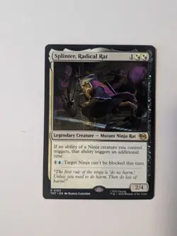 Splinter, Radical Rat Normal R Teenage Mutant Ninja Turtles 169 NM - Image 1