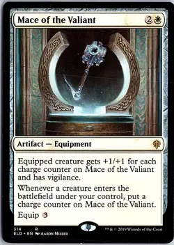 Mace of the Valiant R Throne of Eldraine 314 LP MTG - Image 1