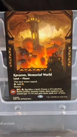 Magic: The Gathering Kavaron, Memorial World Land Colorless Edge of Eternities - Image 1
