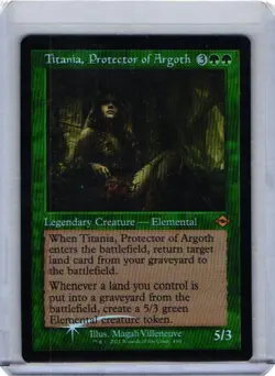 1 x Titania, Protector of Argoth - Foil - Retro Frame - Modern Horizons 2 - NM-M - Image 1