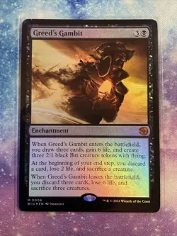 Greed's Gambit - Foil Outlaws of Thunder Junction MTG - Image 1